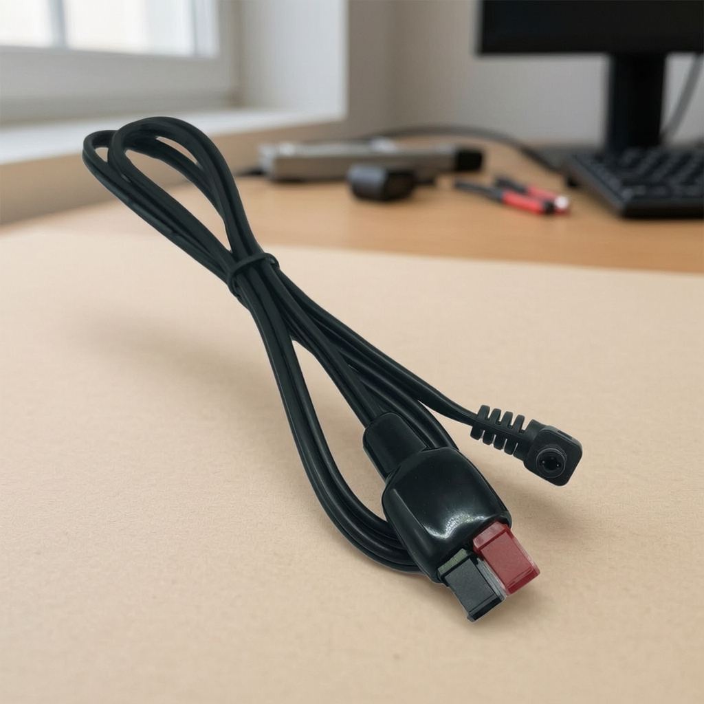 ICOM IC-705 Power Cable: 1M Length Pure Copper 18AWG Right Angle DC for Transceiver - Image 2