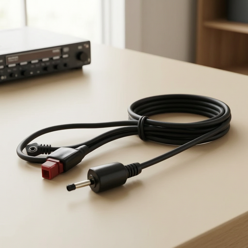 ICOM IC-705 Power Cable: 1M Length Pure Copper 18AWG Right Angle DC for Transceiver - Image 7